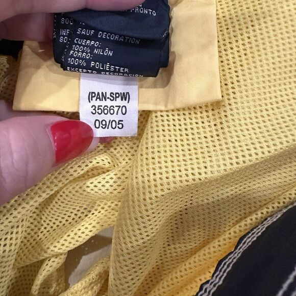 Lot 2 TOMMY HILFIGER mens Y2K yellow Green TOMMY FLAG Swim Trunks Shorts Large - Picture 11 of 12